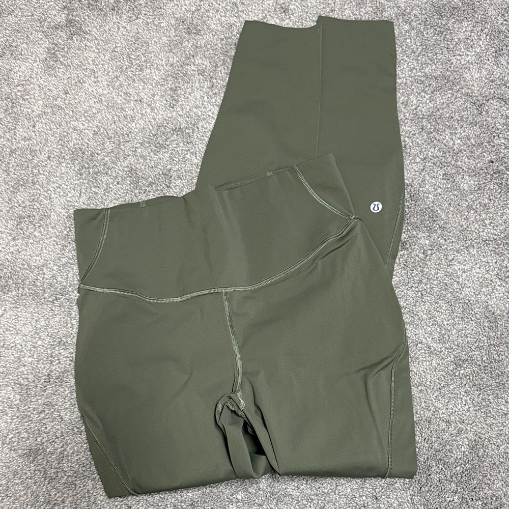 lululemon athletica Olive Green High-Rise Leggings